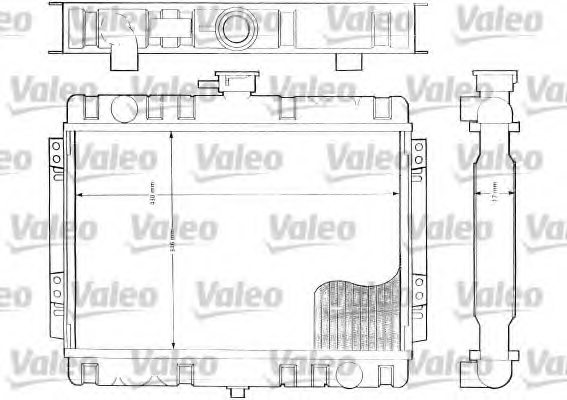 VALEO 819161 Radiator, engine cooling